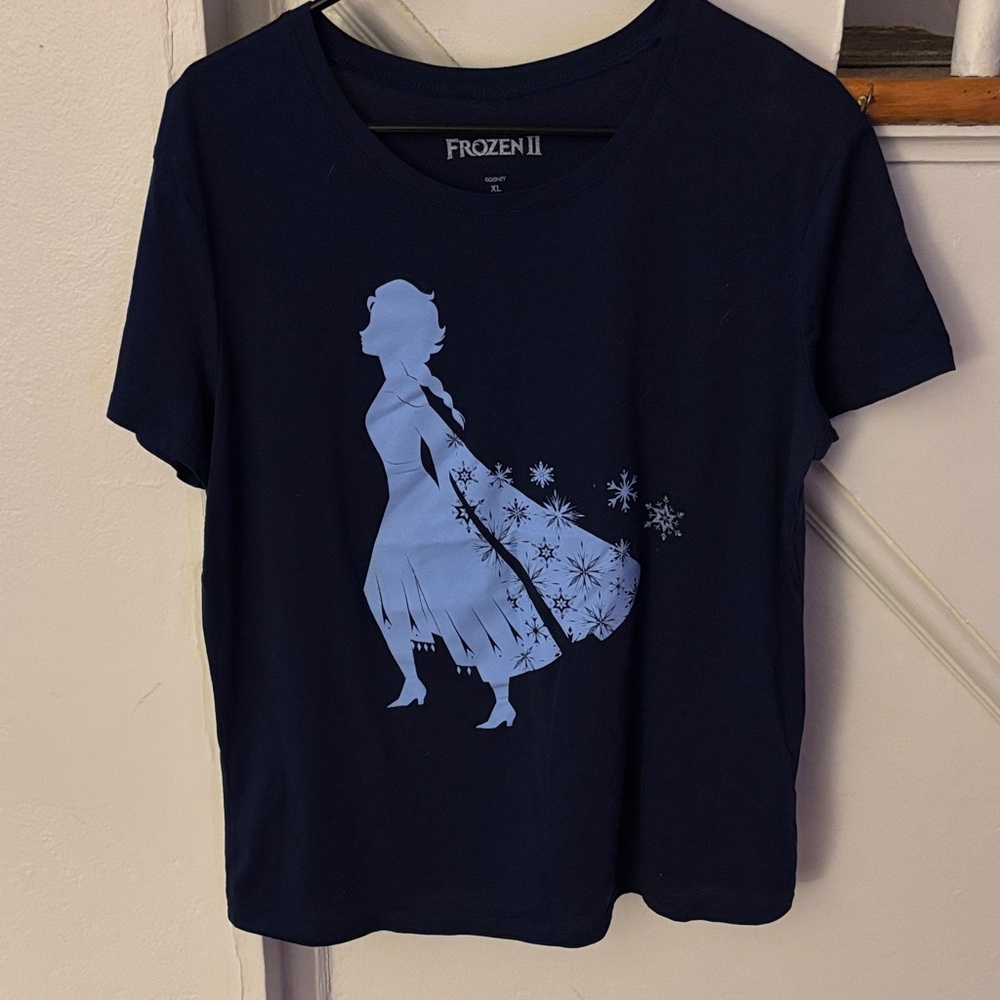 Disney Frozen 2a-  Navy Blue Short Sleeve Tee